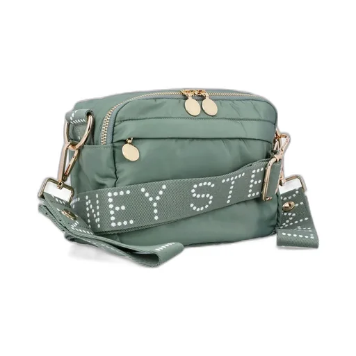 Stella Mccartney Kids Logo Strap Zipped Shoulder Bag