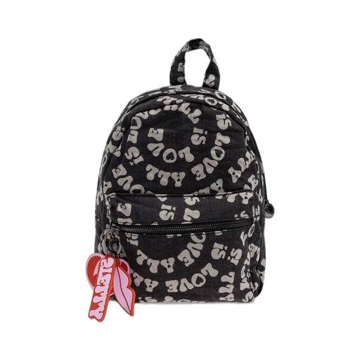 Stella Mccartney Kids Love-Printed Zipped Backpack