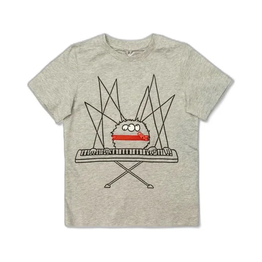 Stella Mccartney Kids Spider Printed Crewneck T-Shirt