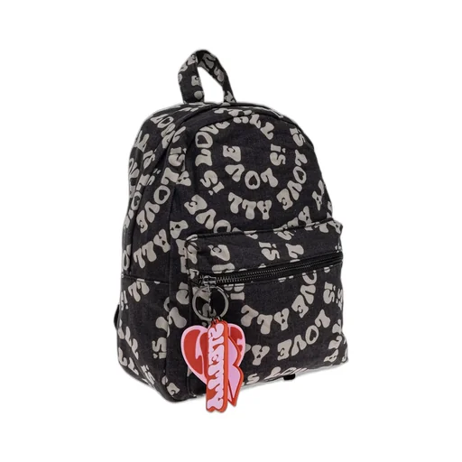 Stella Mccartney Kids Love-Printed Zipped Backpack