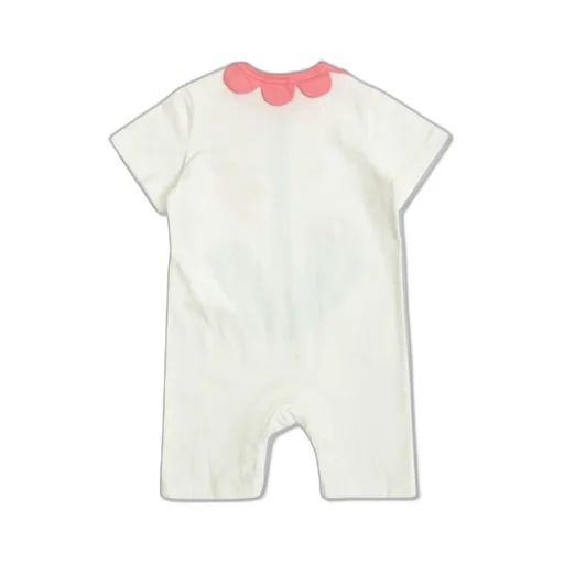 Stella Mccartney Kids Scalloped Neck Printed Jersey Playsuit