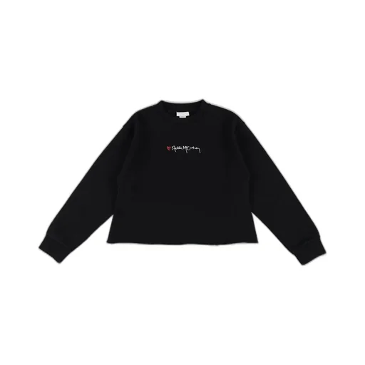 Stella Mccartney Kids Logo Embroidered Crewneck Sweatshirt