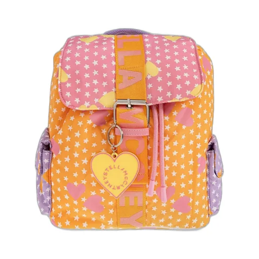 Stella Mccartney Kids Buckle Fastened Star Printed Backpack