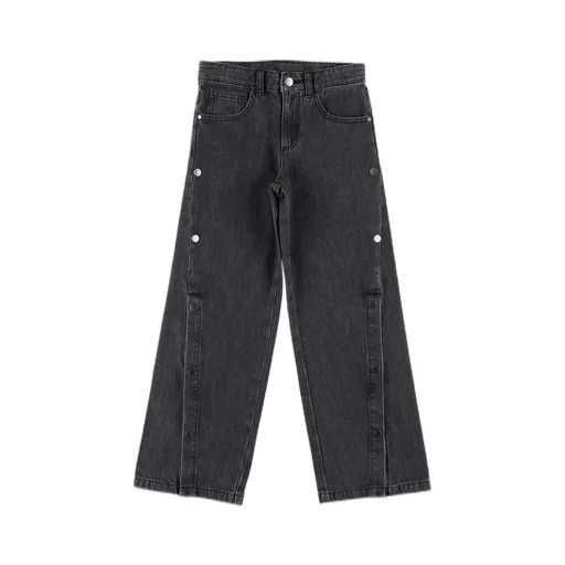 Stella Mccartney Kids Logo Embroidered Straight-Leg Trousers