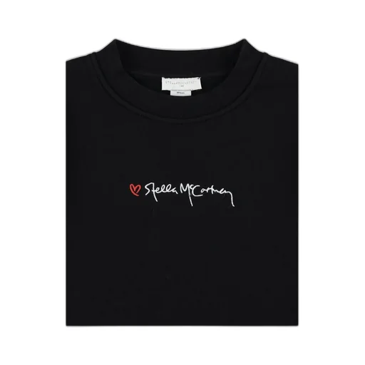 Stella Mccartney Kids Logo Embroidered Crewneck Sweatshirt