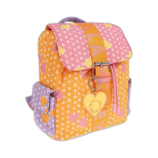 Stella Mccartney Kids Buckle Fastened Star Printed Backpack