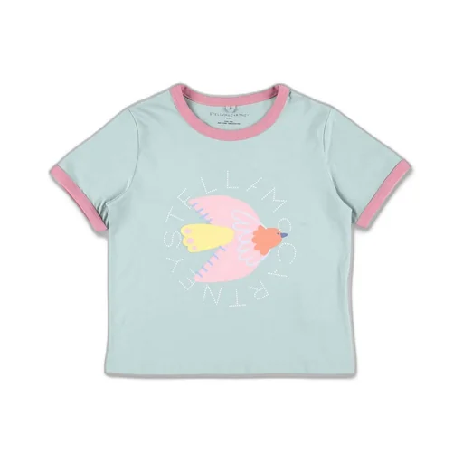 Stella Mccartney Kids Pattern-Printed Crewneck T-Shirt