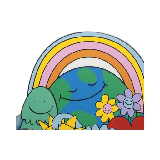 Stella Mccartney Kids Rainbow-Printed Crewneck Sweatshirt