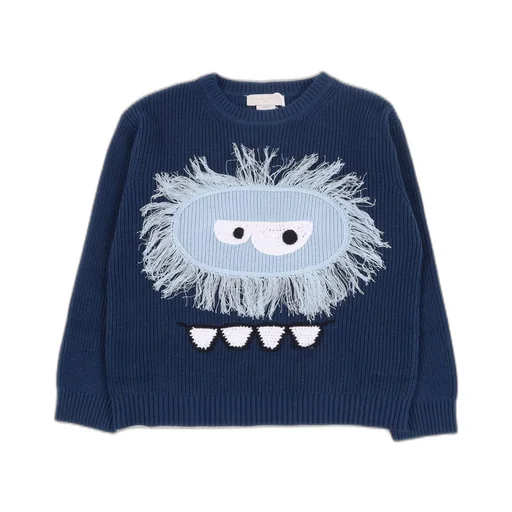 Stella Mccartney Kids Monster Motif Crewneck Jumper