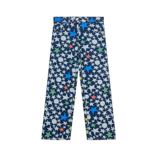 Stella Mccartney Kids Star-Printed Straight-Leg Trousers