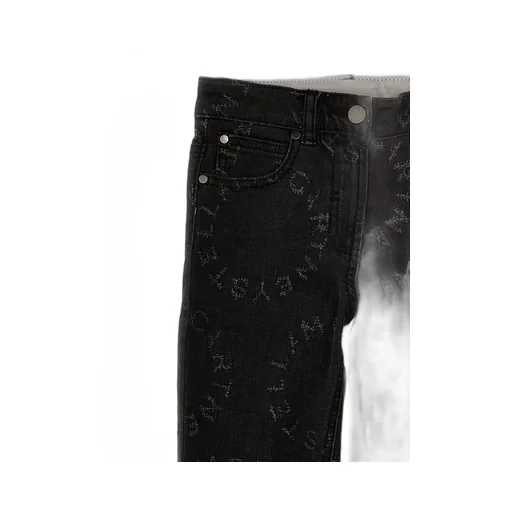 Stella Mccartney Kids Logo-Embroidered Straight Leg Jeans