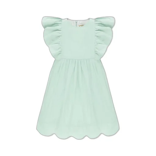 Stella Mccartney Kids Ruffled Trim Flared Dress