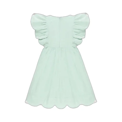 Stella Mccartney Kids Ruffled Trim Flared Dress