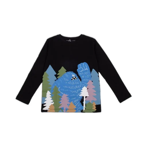 Stella Mccartney Kids Bigfoot-Graphic Printed Crewneck T-Shirt