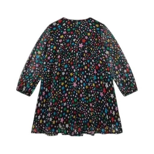 Stella Mccartney Kids Star Printed Semi-Sheer Dress