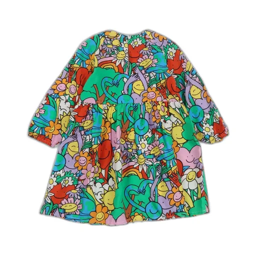 Stella Mccartney Kids Crewneck Graphic-Print Dress