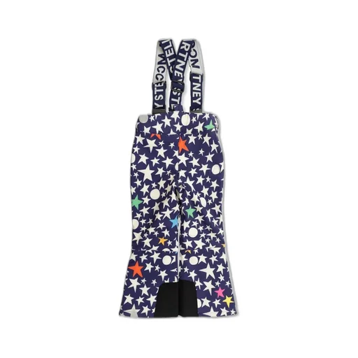 Stella Mccartney Kids Star-Printed Flared Suspender Trousers