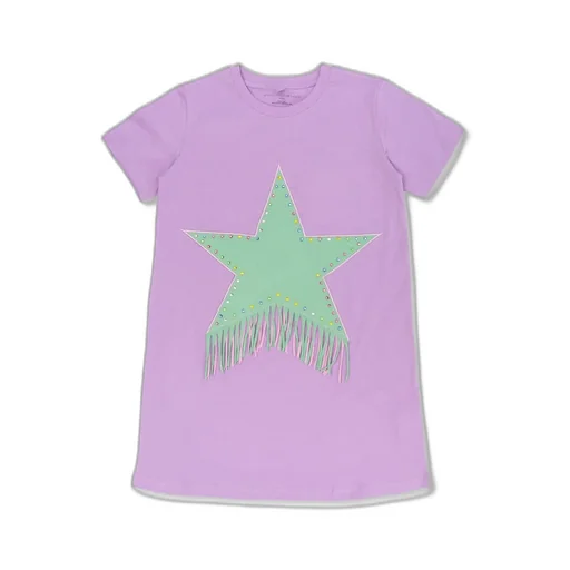 Stella Mccartney Kids Star-Motif Crewneck T-Shirt Dress