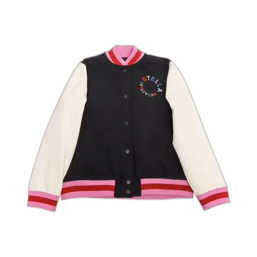 Stella Mccartney Kids Buttoned Long-Sleeved Bomber Jacket