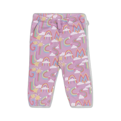 Stella Mccartney Kids Logo Printed Drawstring Track Pants