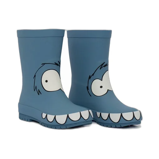 Stella Mccartney Kids Monster-Face Rain Boots
