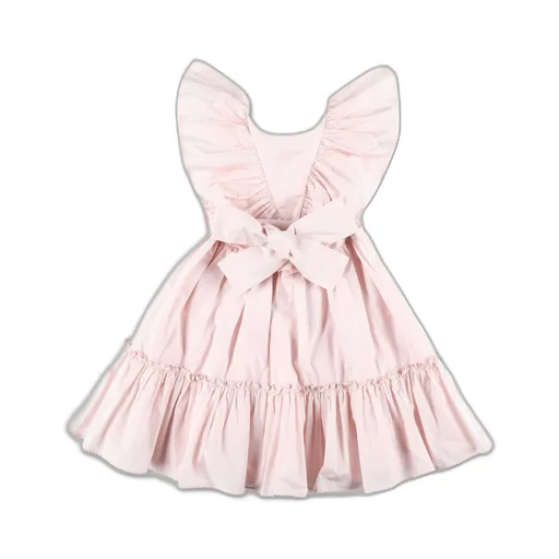 Stella Mccartney Kids Bow-Detailed Ruffled Dress