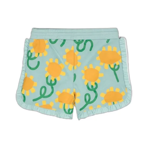 Stella Mccartney Kids Sunflower-Printed Drawstring Shorts