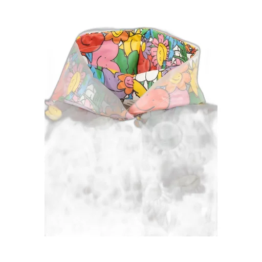 Stella Mccartney Kids Floral-Print Hooded Raincoat