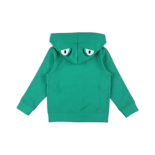 Stella Mccartney Kids Pop-Up-Eyes Zipped Hoodie
