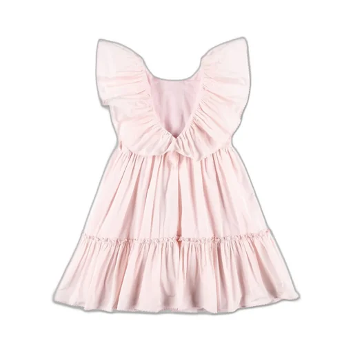 Stella Mccartney Kids Bow-Detailed Ruffled Dress