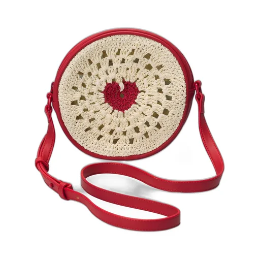 Stella Mccartney Kids Interwoven-Heart Strapped Crossbody Bag