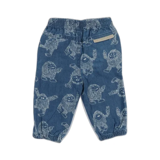 Stella Mccartney Kids Logo Patch Yeti-Printed Jeans