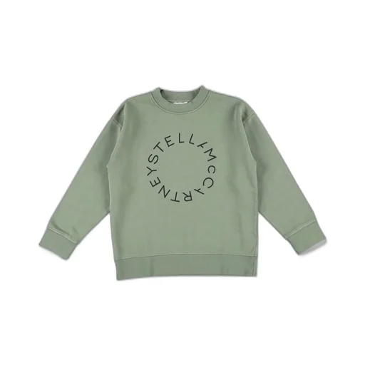 Stella Mccartney Kids Logo Printed Crewneck Sweatshirt