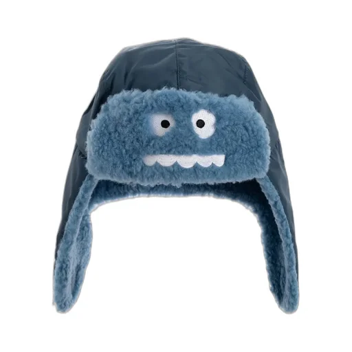 Stella Mccartney Kids Face-Embroidered Earflaps Hat