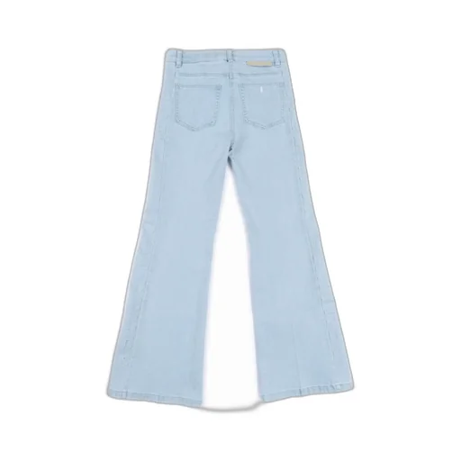 Stella Mccartney Kids Logo Patch Flared Jeans