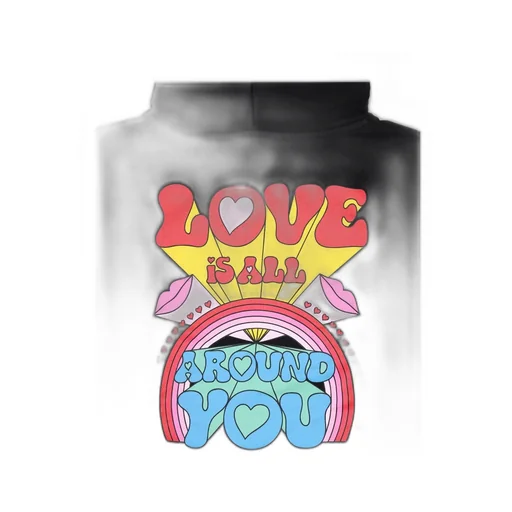 Stella Mccartney Kids Heart-Printed Long Sleeved Hoodie