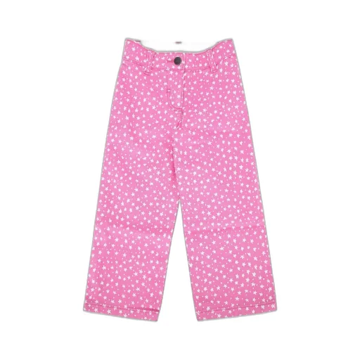Stella Mccartney Kids Star-Printed Straight-Leg Jeans