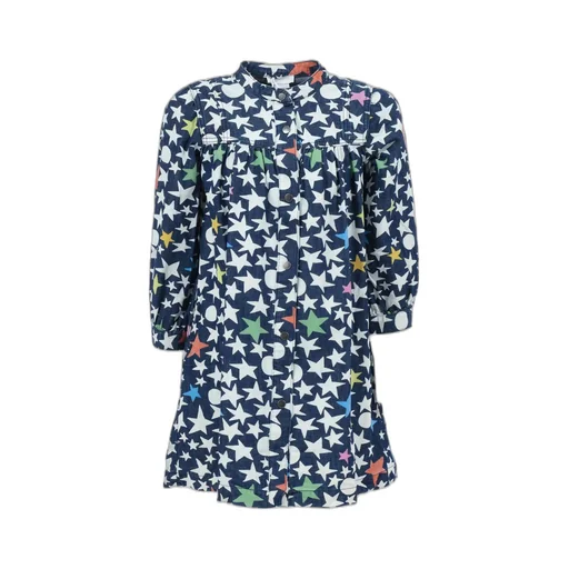 Stella Mccartney Kids Star-Printed Long Sleeved Dress