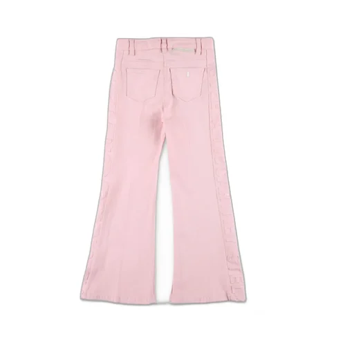 Stella Mccartney Kids Logo Embossed Flared Jeans