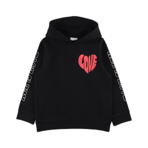 Stella Mccartney Kids Heart-Printed Long Sleeved Hoodie