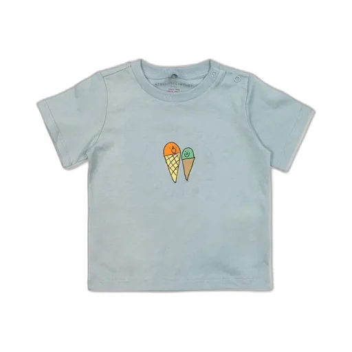 Stella Mccartney Kids Cartoon-Printed Crew Neck T-Shirt