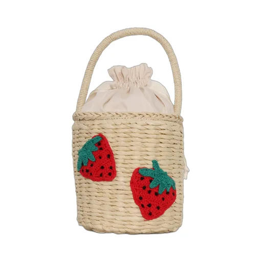 Stella Mccartney Kids Interwovened Drawstring Bucket Bag