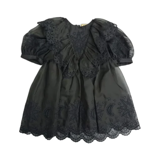 Stella Mccartney Kids Star Embroidered Flared Dress
