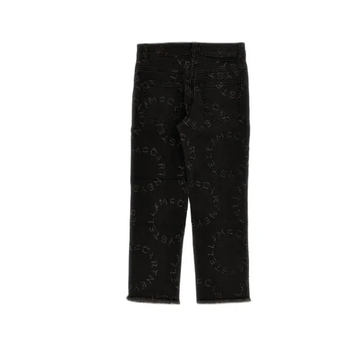 Stella Mccartney Kids Logo-Embroidered Straight Leg Jeans