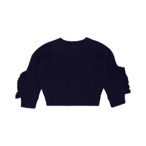 Stella Mccartney Kids Ruffle-Detailed Crewneck Sweatshirt