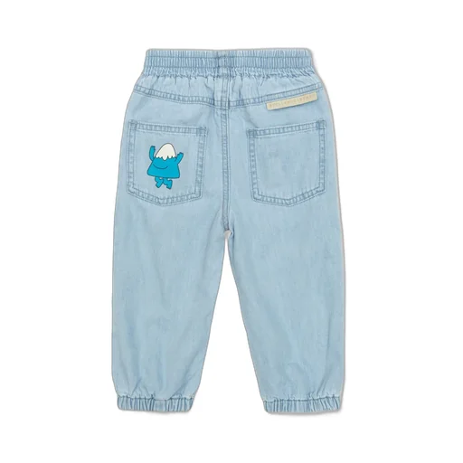Stella Mccartney Kids Logo Patch Jeans