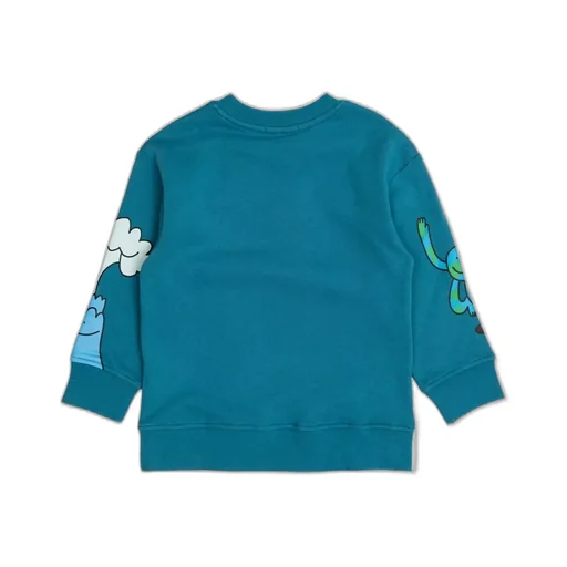 Stella Mccartney Kids Graphic Patterned Crewneck Sweatshirt