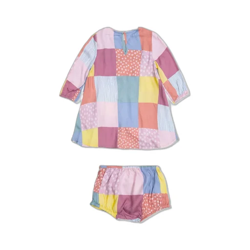 Stella Mccartney Kids Patchwork Bird-Applique Dress Set