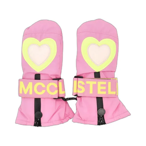 Stella Mccartney Kids Logo Printed Ski Gloves