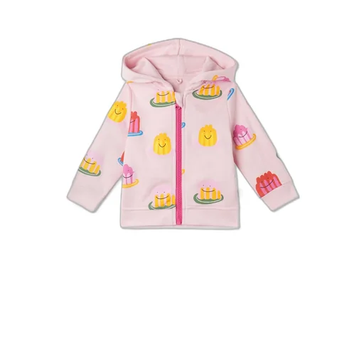 Stella Mccartney Kids All-Over Printed Zipped Hoodie